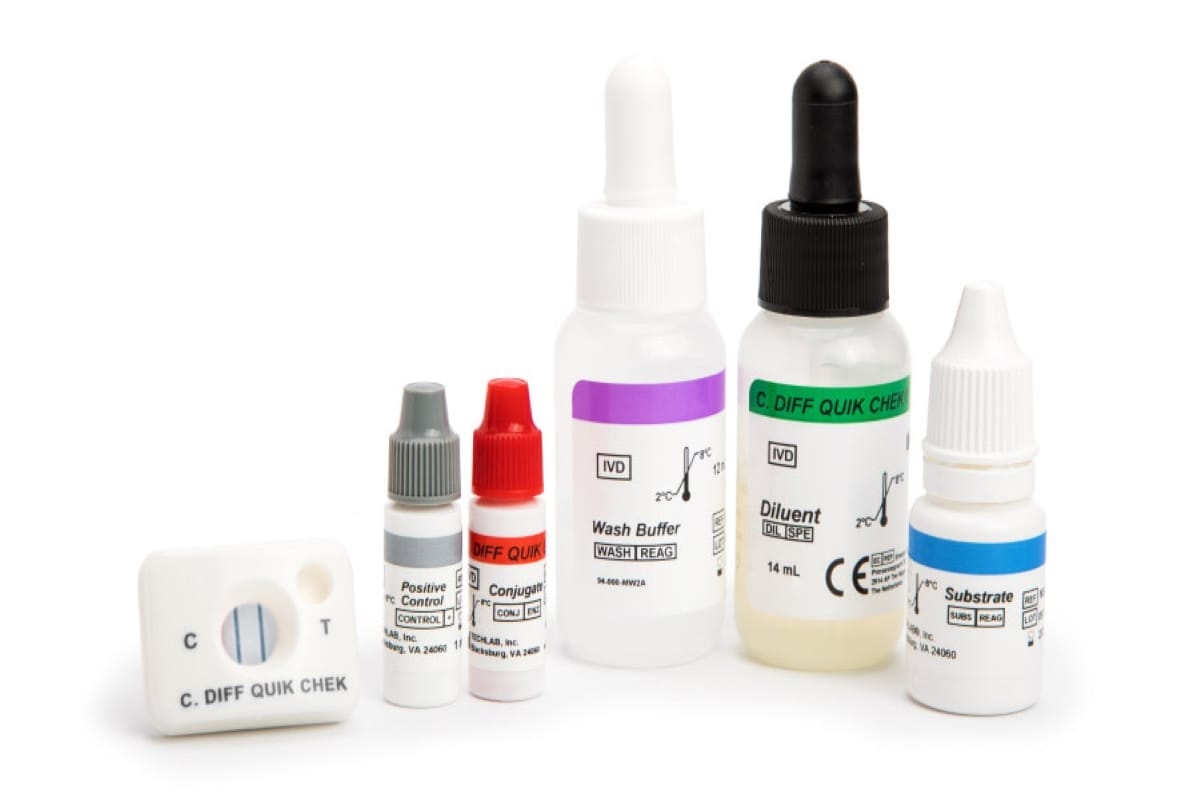 Clostridioides difficile testing from TECHLAB for detecting GDH