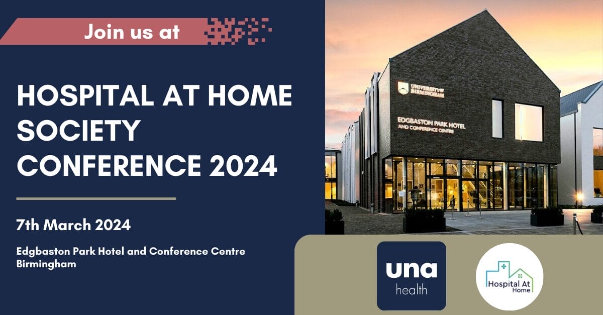 Una Health attending Hospital at Home Society Conference