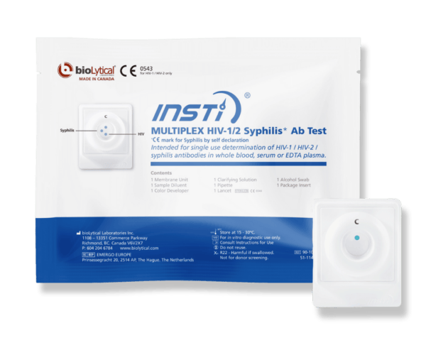 INSTI Multiplex HIV-1/HIV-2/Syphilis Test