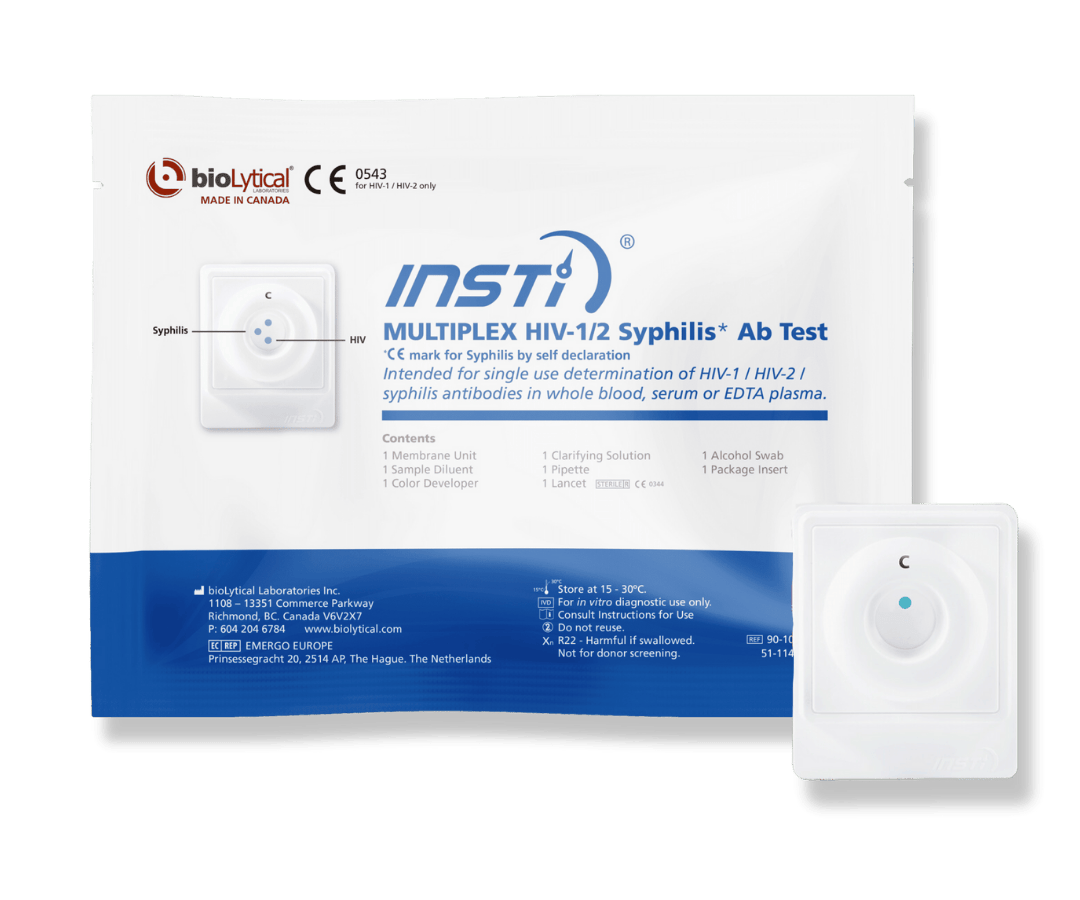 INSTI Multiplex HIV-1/HIV-2/Syphilis Test