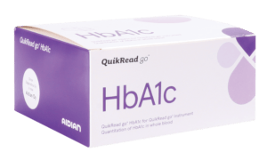 QuikRead go HbA1c Test Point of care Una Health