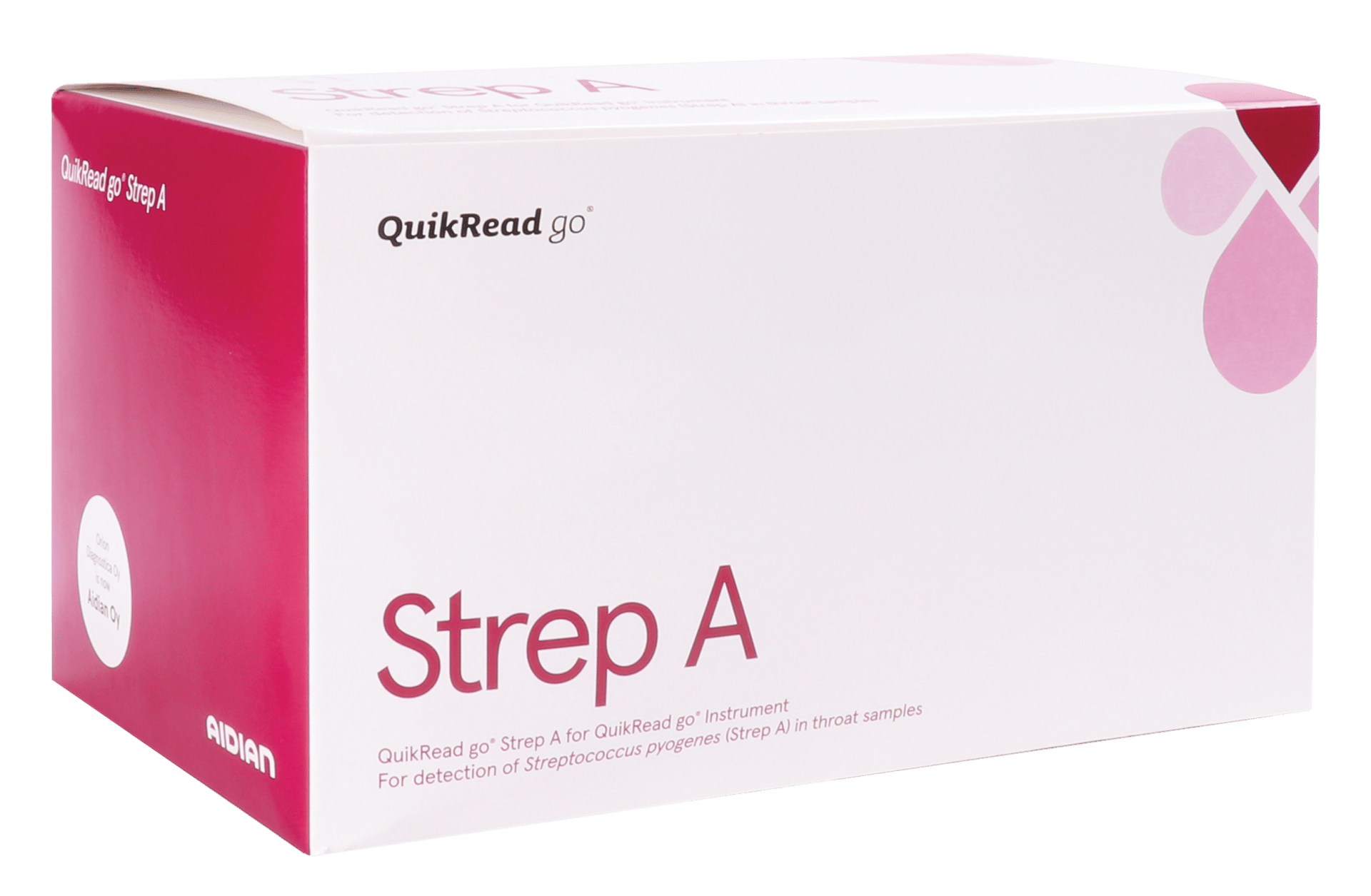 QuikRead go Strep A tests
