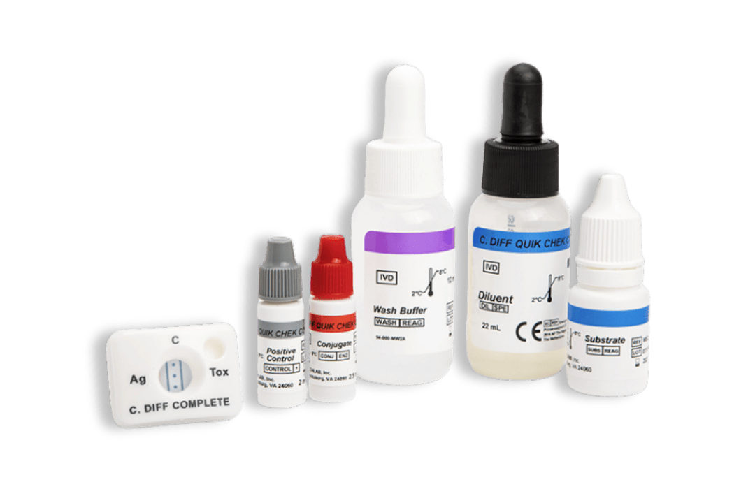 C. DIFF QUIK CHECK COMPLETE for GDH and TOX A and B detection from TECHLAB - Una Health