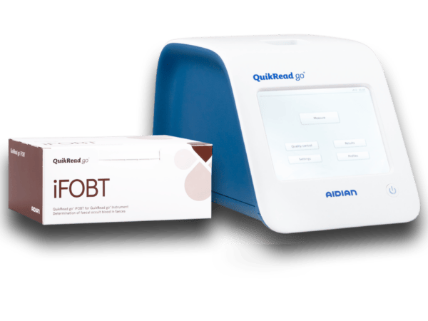 FIT point of care test QuickRead iFOBT