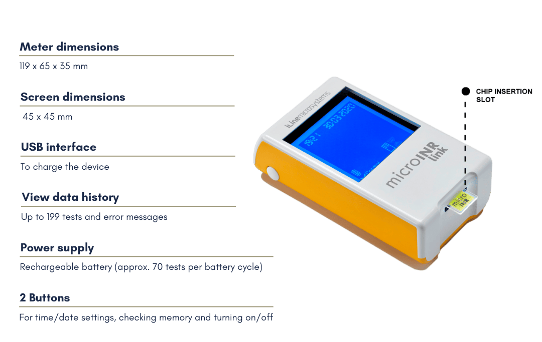 microINR Link technical details 